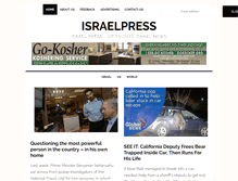 Tablet Screenshot of israelpress.com